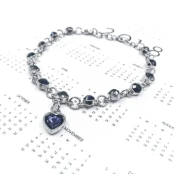 Radiant Heart Of Ocean Rhinestone Bracelet -