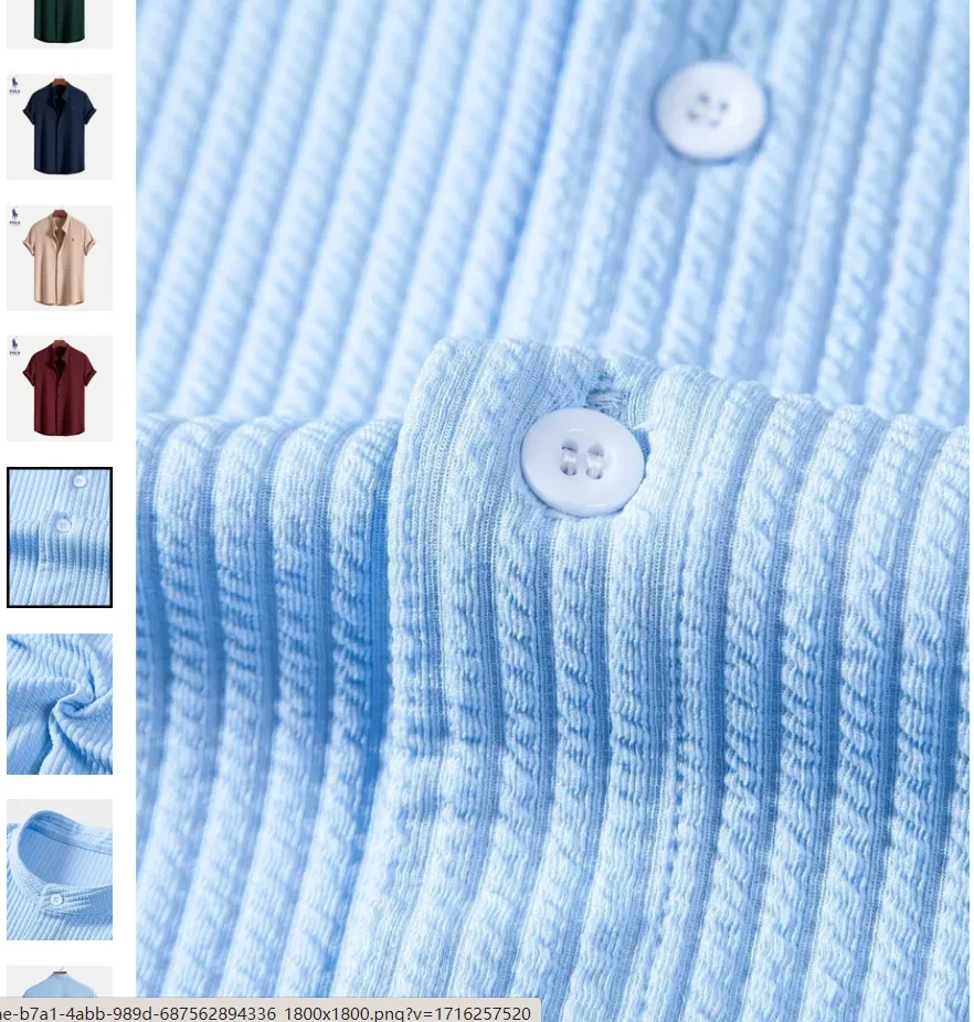 Short Sleeve Loose Shirt Top Summer Men's Clothing