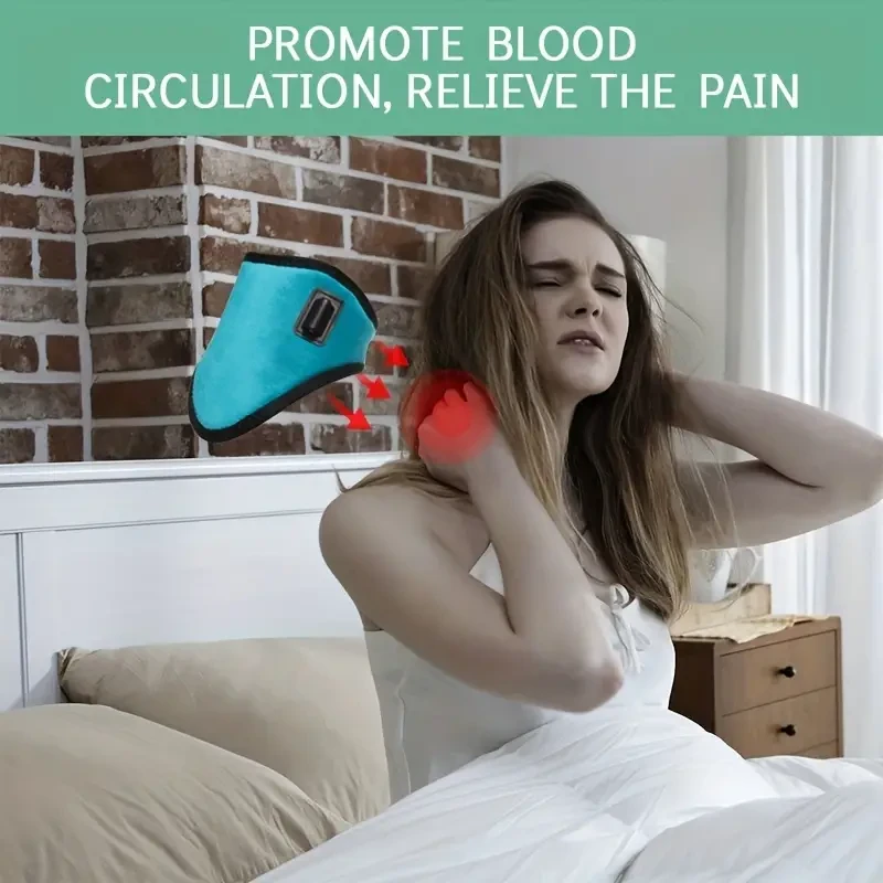 Acupuncture Neck Brace for Cervical Spine Relaxation and Fatigue Relief