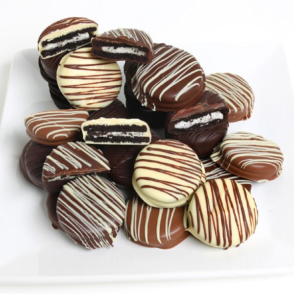 Triple Chocolate Dipped Oreo Cookies