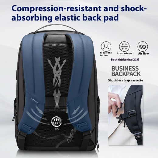 Men's Large-Capacity Backpack Multi-Functional Business Commute