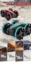 High-Speed 4WD Amphibious RC Car - 360 Drift, All-Terrain, Crash-Resistant, Rechargeable Battery - Perfect Gift for Youngsters on Christmas, Halloween, Thanksgiving
