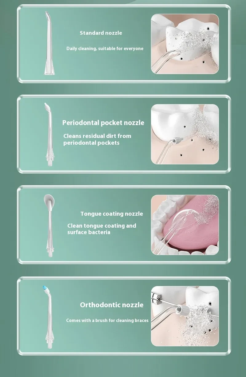 Intelligent Electric Portable Teeth Cleaner Gap Spray Teeth Oral Irrigator