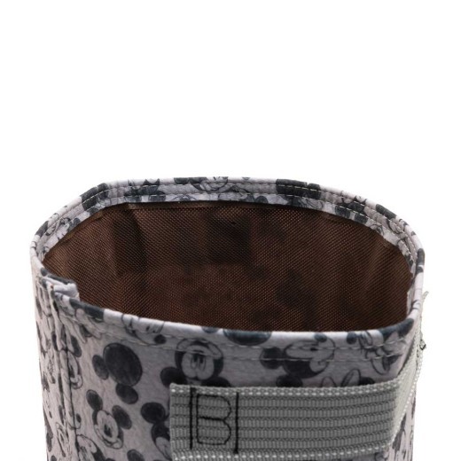 Eco Pot Fabric : Mickey & Minnie Mouse Large Grey