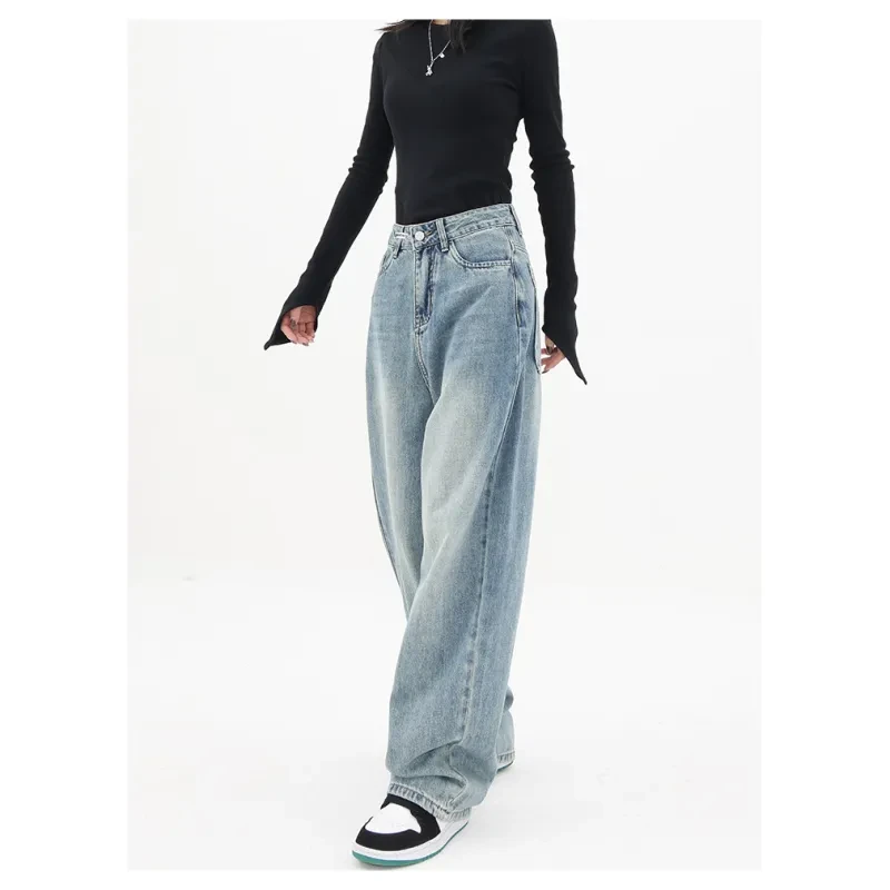 Women's Wide-Leg High Waist Jeans
