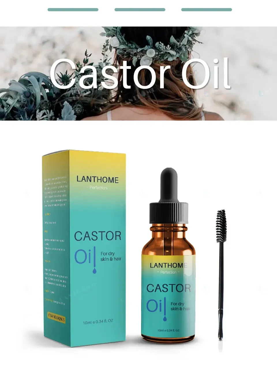 Eyebrows Eyelashes and Hair Nourishing Essential Oil