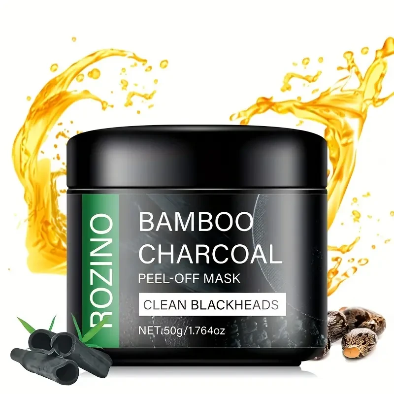 ROZINO Black Pearl Facial Mask - Hydrating & Pore-Refining