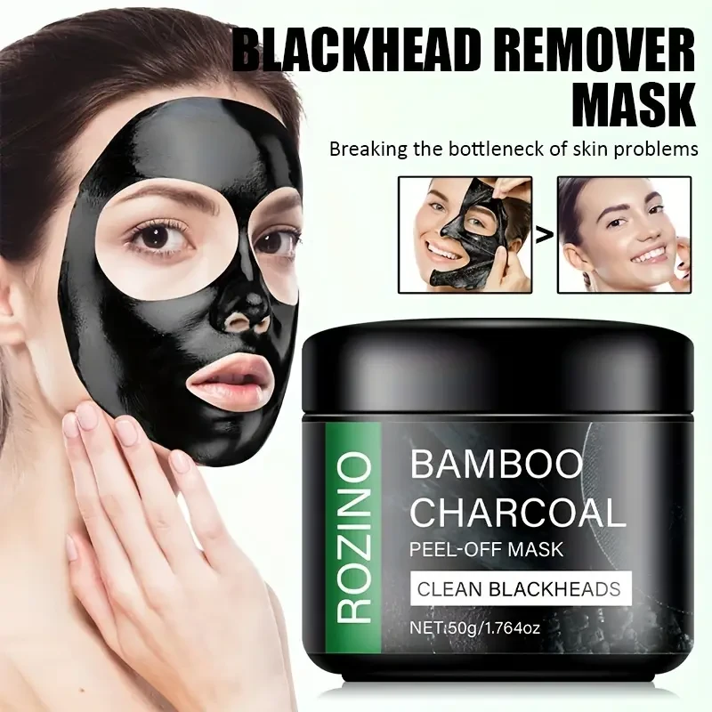 ROZINO Black Pearl Facial Mask - Hydrating & Pore-Refining
