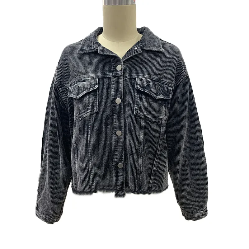 Retro Women's Fashion Baseball Jersey Coat