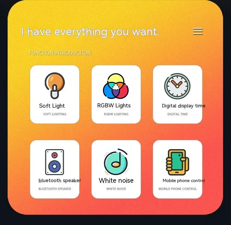 Q Light Analog Sunrise Digital Display Alarm Clock