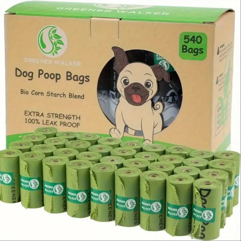120pcs Leak-Proof Dog Poop Bags  Durable & Disposable Pet Waste Bags