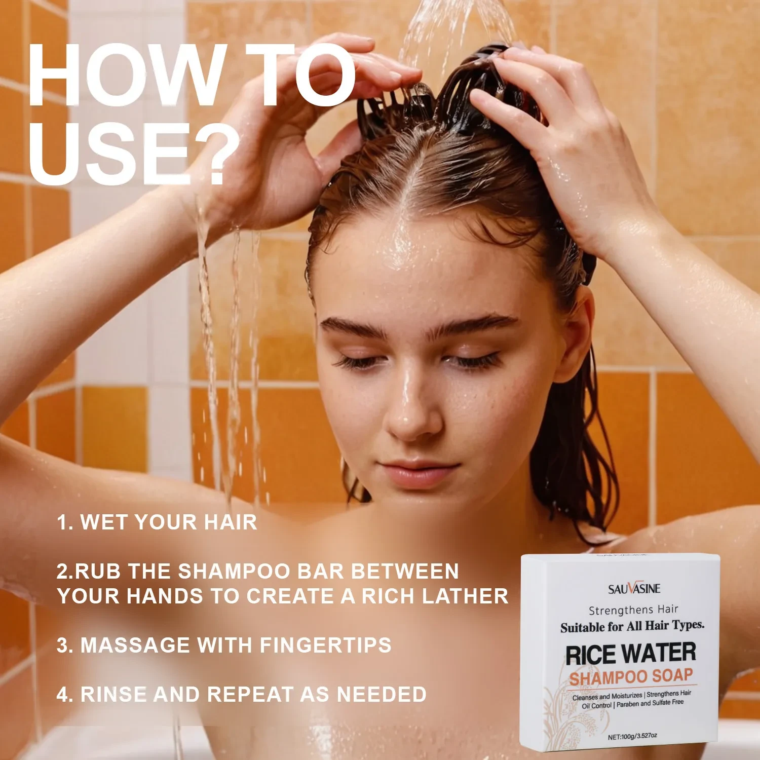 Herbal Fragrance Handmade Hair Care Soap