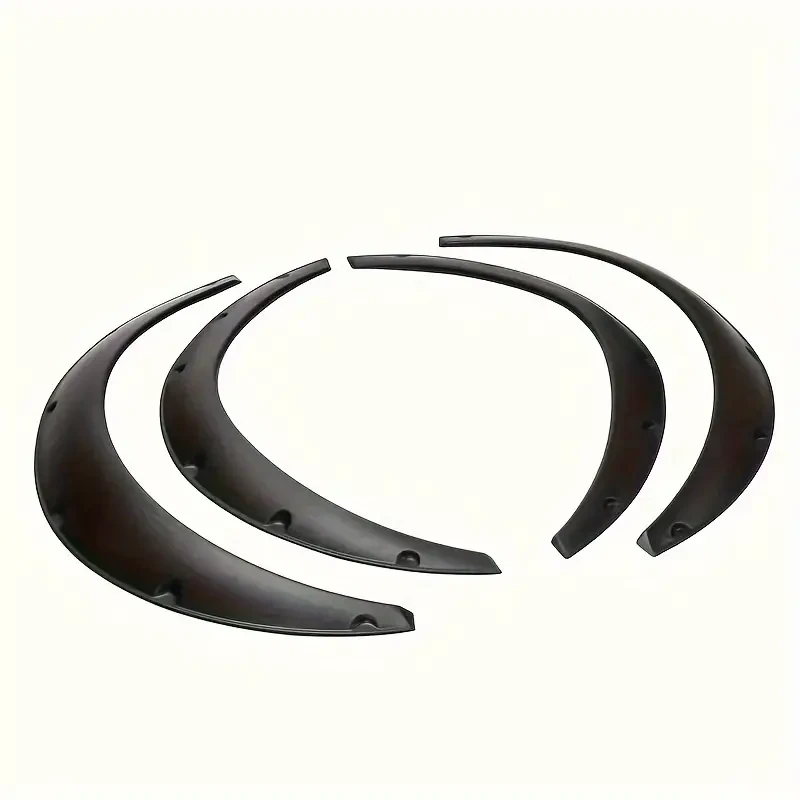 4pcs Car Wheel Arch Covers Polished Polyurethane Rear Extensions