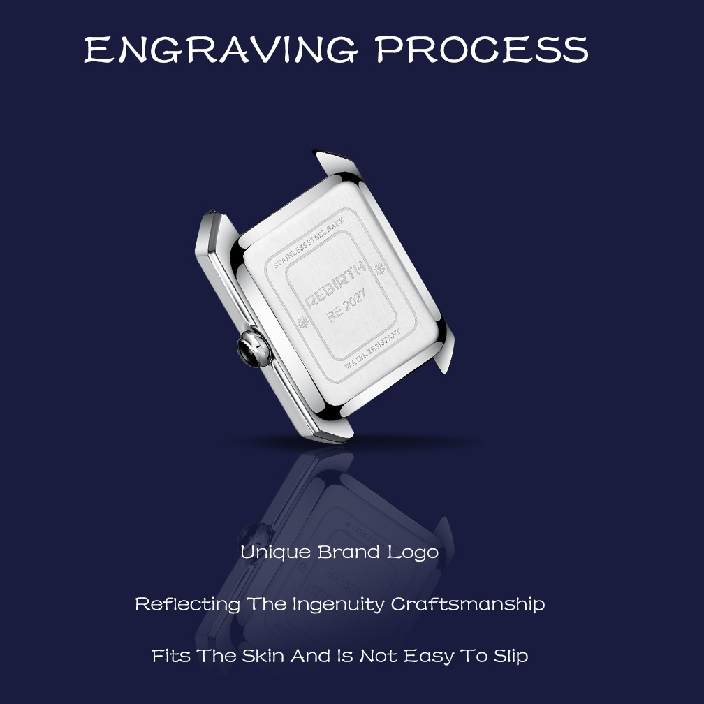 Square Diamond Belt Fashion Artistic Exquisite Quartz Watch