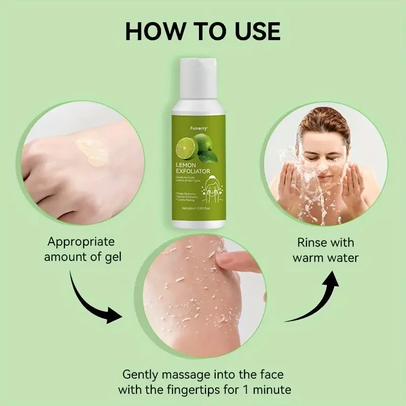 Fumorry Lemon Gel Exfoliator 2.03oz