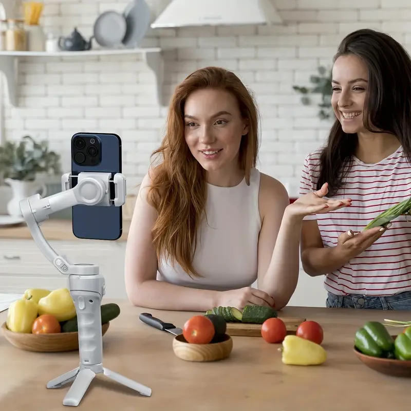 ProPlus 3-Axis Smartphone Gimbal  Foldable & Vlog Ready