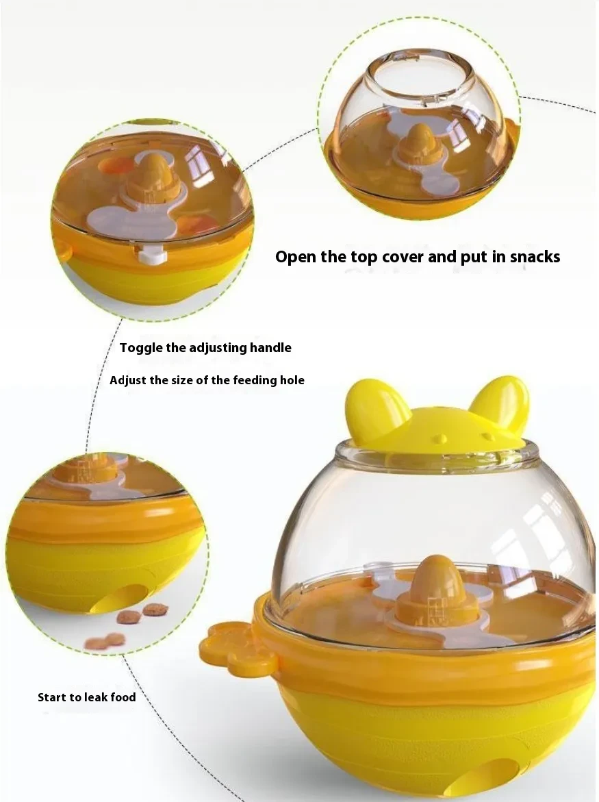 Pet Supplies Tumbler Dog Leakage Feeder