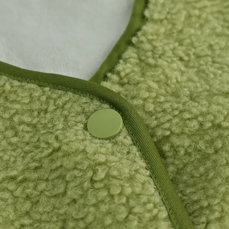 Fashion Single-breasted Vest Jacket Fall Winter Loose Outwear