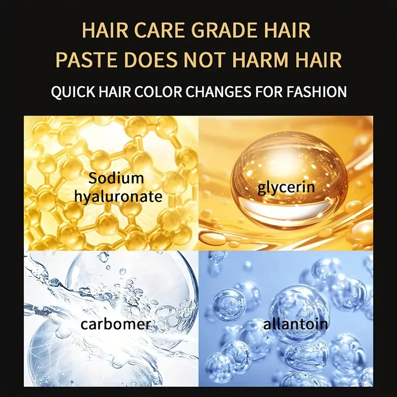 Temporary Hair Color Wax Strong Hold & Matte Finish