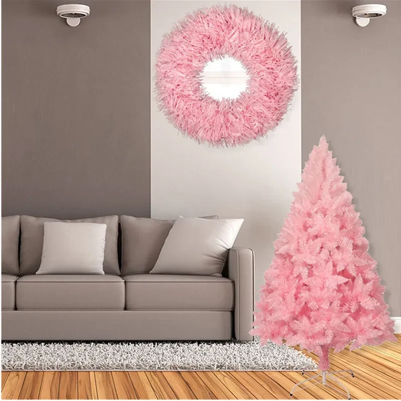 Pink pointed gradient christmas tree