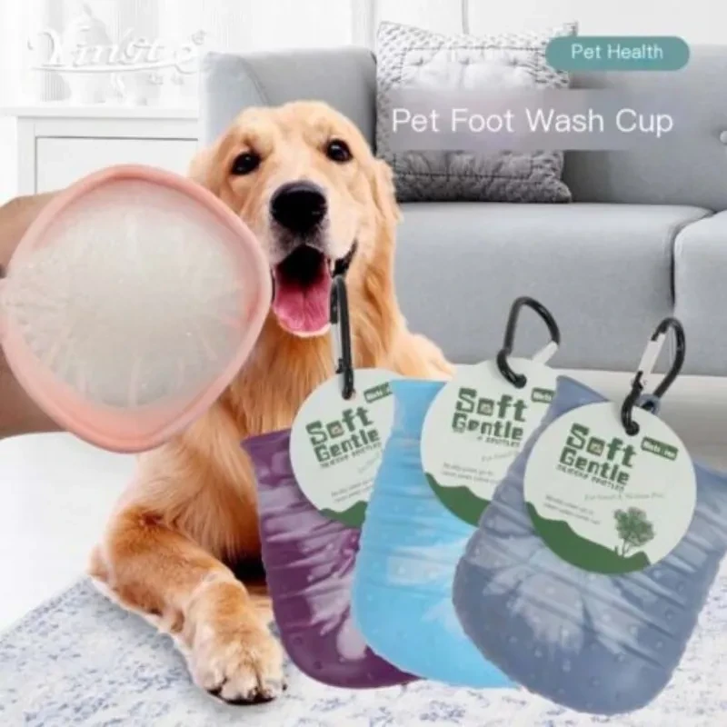 2 In 1 Dog Paw Cleaner  And Foot Washer