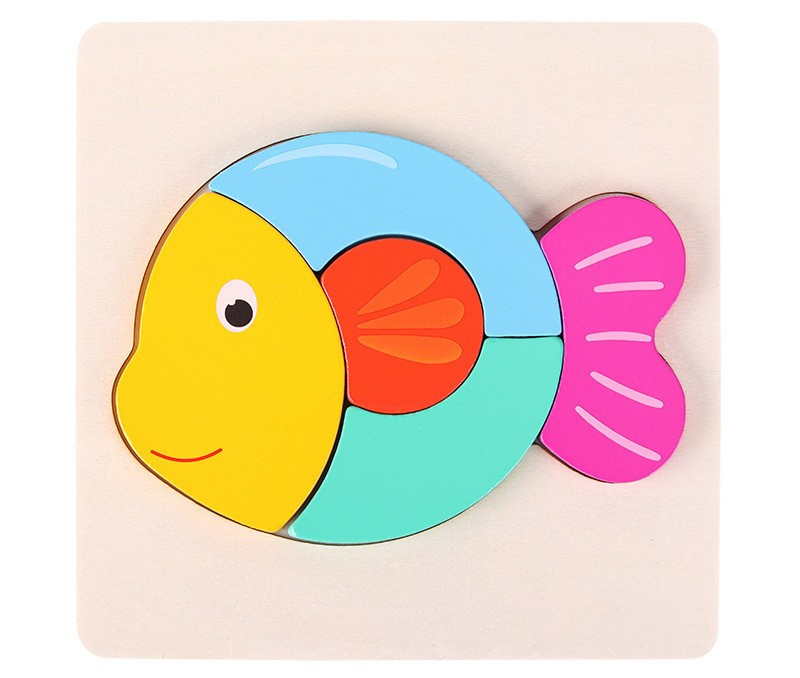 Children's Three Dimensional Wooden Puzzle