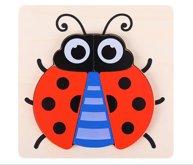 Children's Three Dimensional Wooden Puzzle