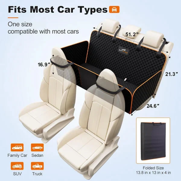 RuffRover 2.0 - Hard Bottom Dog Car Seat Protector