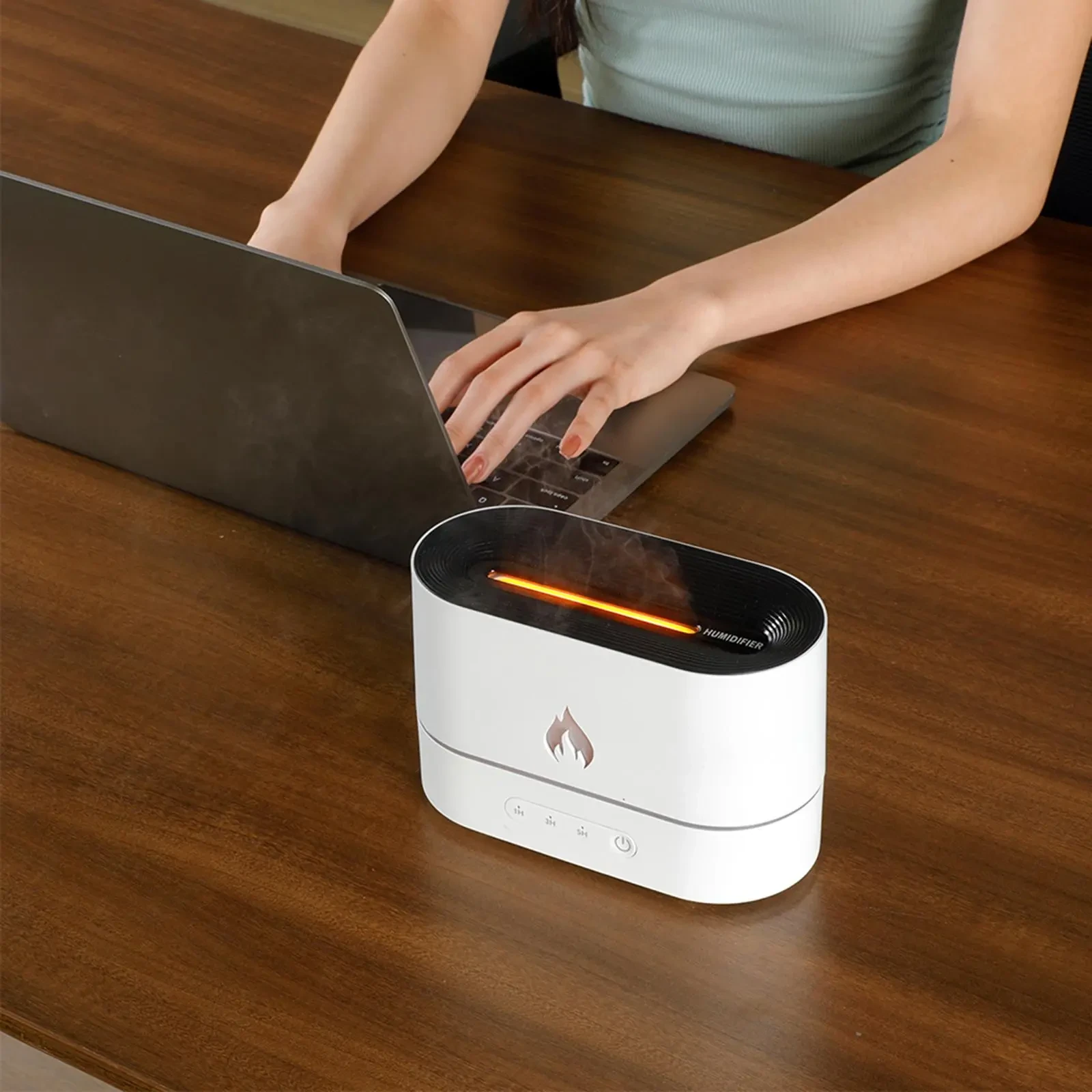 Siming Flame Aromatherapy Machine  With Light