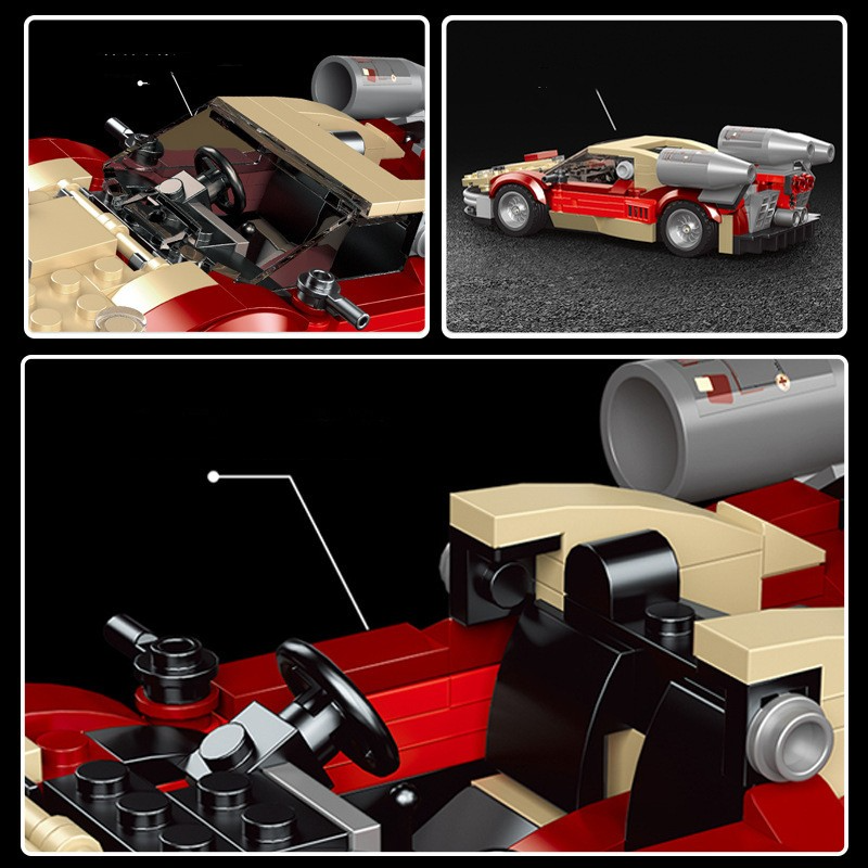 Ghost Catching Car Building Block Toy