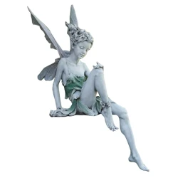 Flower Fairy Angel Wings Resin Decoration Garden Gardening Office Decoration