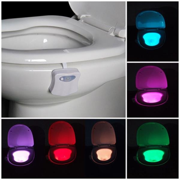 Led Toilet Night Light Motion Sensor With 8 Colour Changes