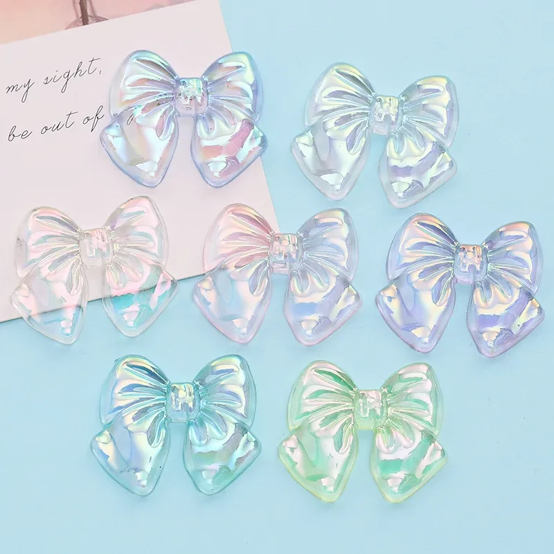 Resin Accessories Handmade Material Electroplated Bow Tie