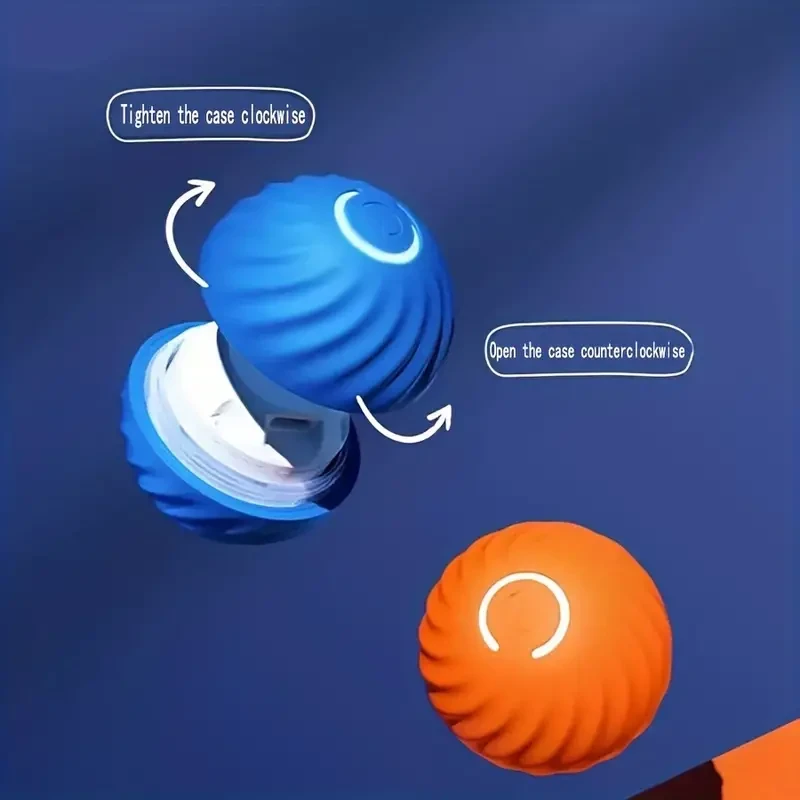 Automatic Rolling Ball Toy - Durable Dog Chew and Pet Grinding Toy