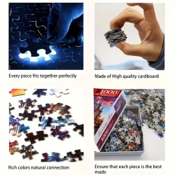 1000pcs Adult Oil Painting Puzzle  Classic Artwork & Fun Family Game