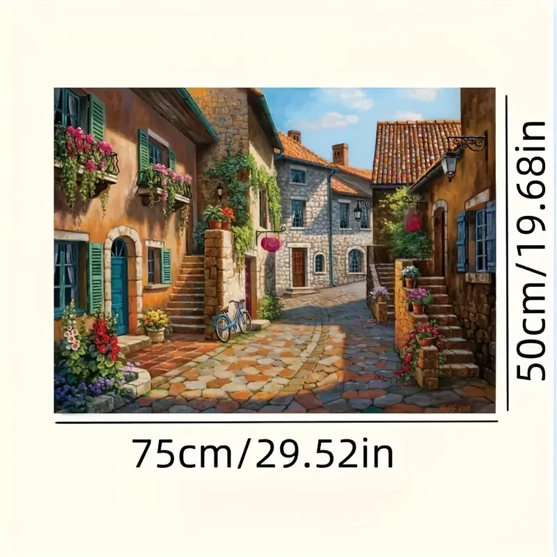 1000pcs Adult Oil Painting Puzzle Classic Artwork & Fun Family Game