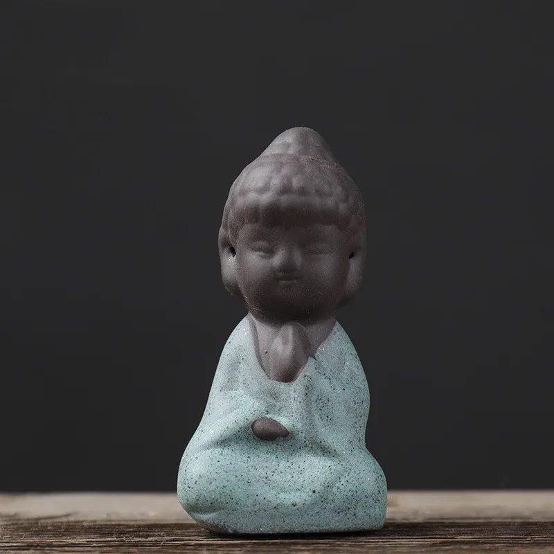 Four little Zesha monks tea pets