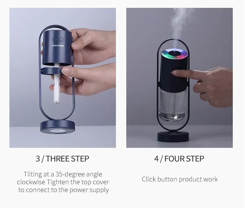 Magic Shadow USB Air Humidifier For Home With Projection Night Lights Ultrasonic Car Mist Maker Mini Office Air Purifier42