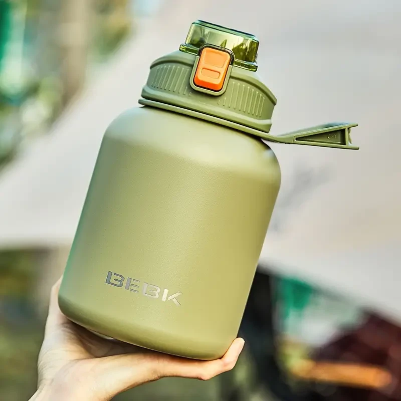 Heavy Duty Vacuum Flask - Insulated Water Bottles (50.72oz/84.54oz) for Hot and Cold Beverages