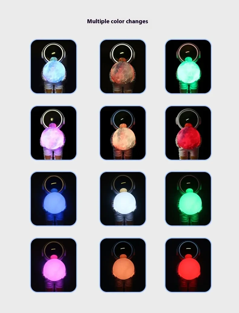 Spaceman Starry Sky Projection Lamp Starry Sky Ambience Light Ornaments