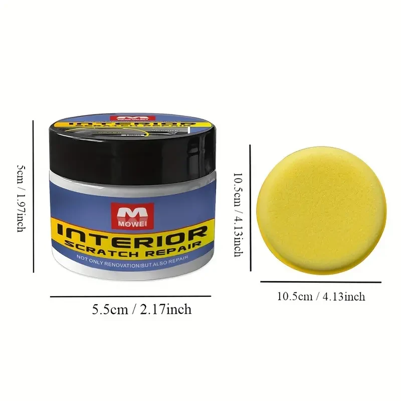 Car Interior Scratch Repair Gel Plastic & Dashboard Restorer (100g)