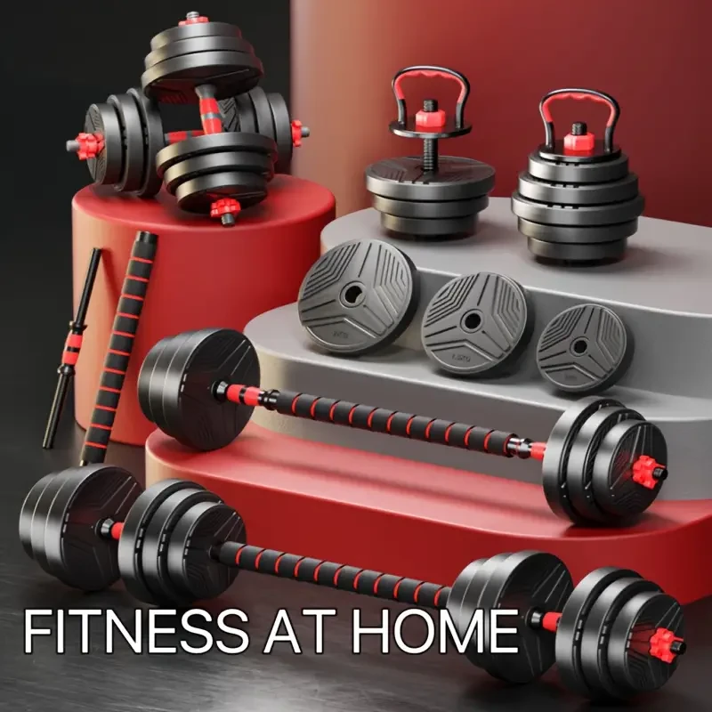 4-in-1 Adjustable Dumbbell Set (19.96KG) Full Body Workout