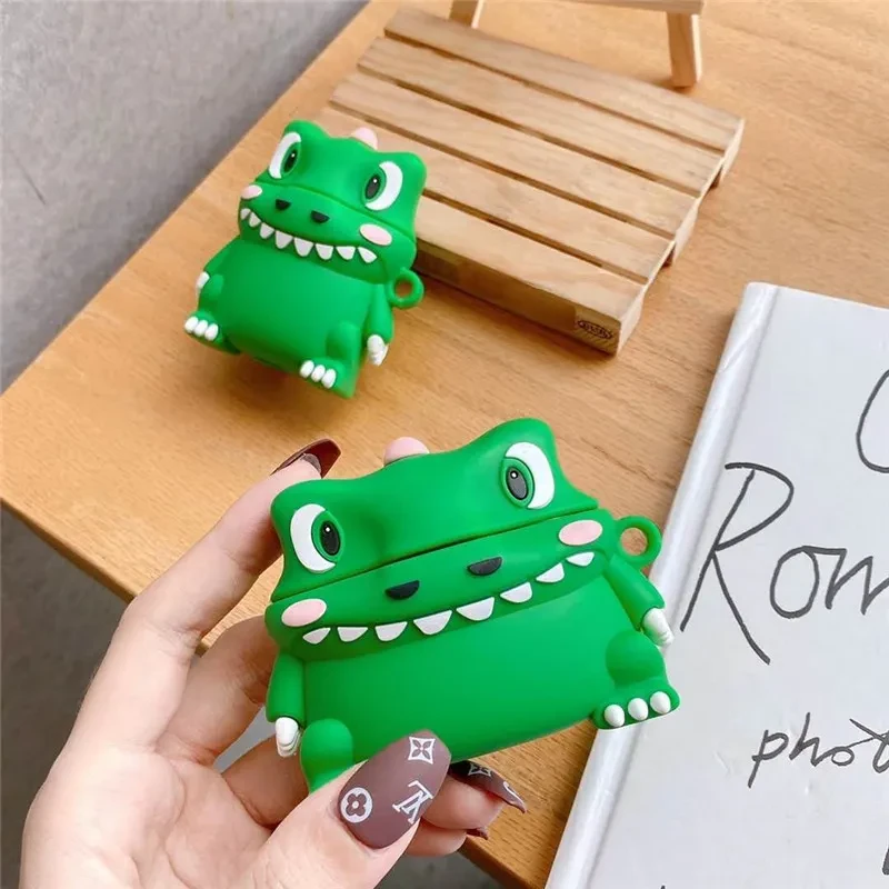Creative Threedimensional Dinosaur Bluetooth Headset Protective Sleeve Cute Silicone