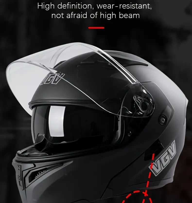 Modular Helmet Full Helmet Cool Personality Cool Helmet For Both Men And Women