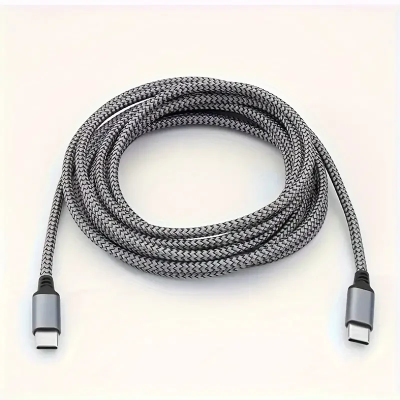 C-To-C 60W USB Cable - 6ft Fast Charge Cable for iPhone 15 Plus Pro Max, Android Phones, Laptops