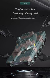 Tank, RC Tank, Remote Control Tank.12 CH, Army Green.