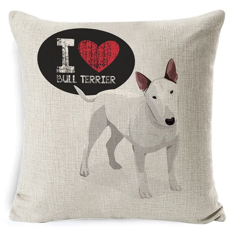 Dog cartoon pillow