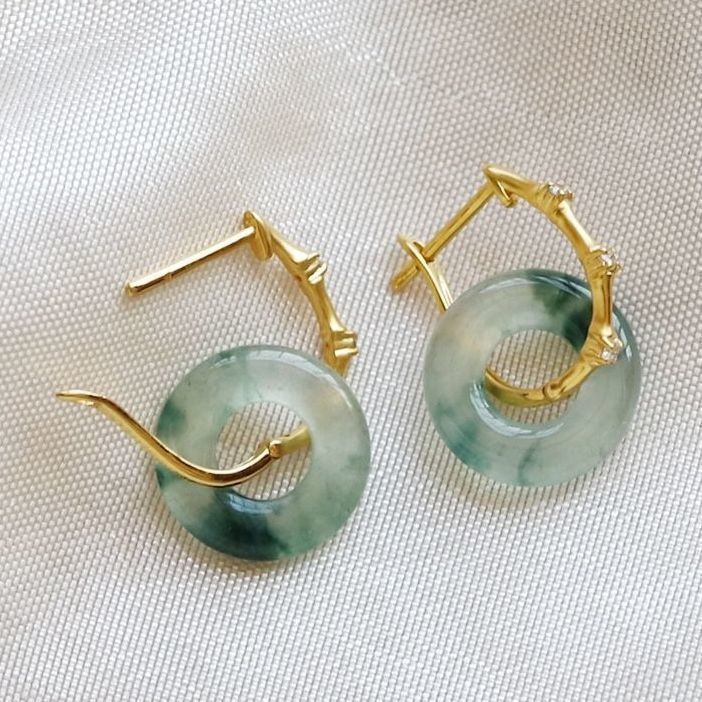 Bamboo Joint Safeness Ring Ear Clip All-matching