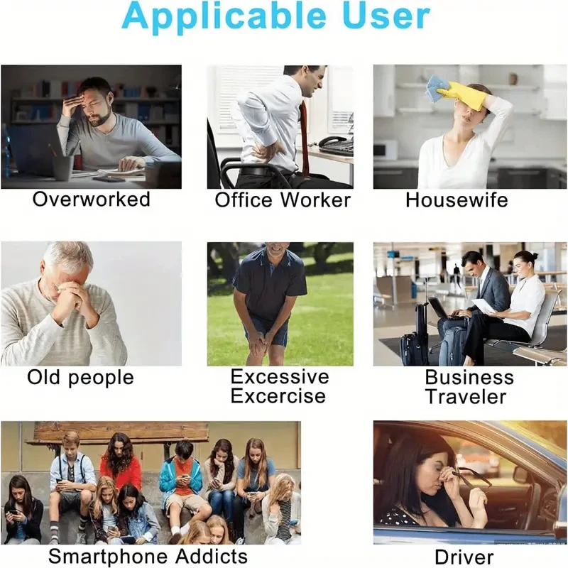 Portable TENS Muscle Stimulator with 36 Modes - USB Rechargeable, Dual Channel EMS Relax & Slimming Device for Pain Relief, Includes 10 Electrode Pads & Storage Bag