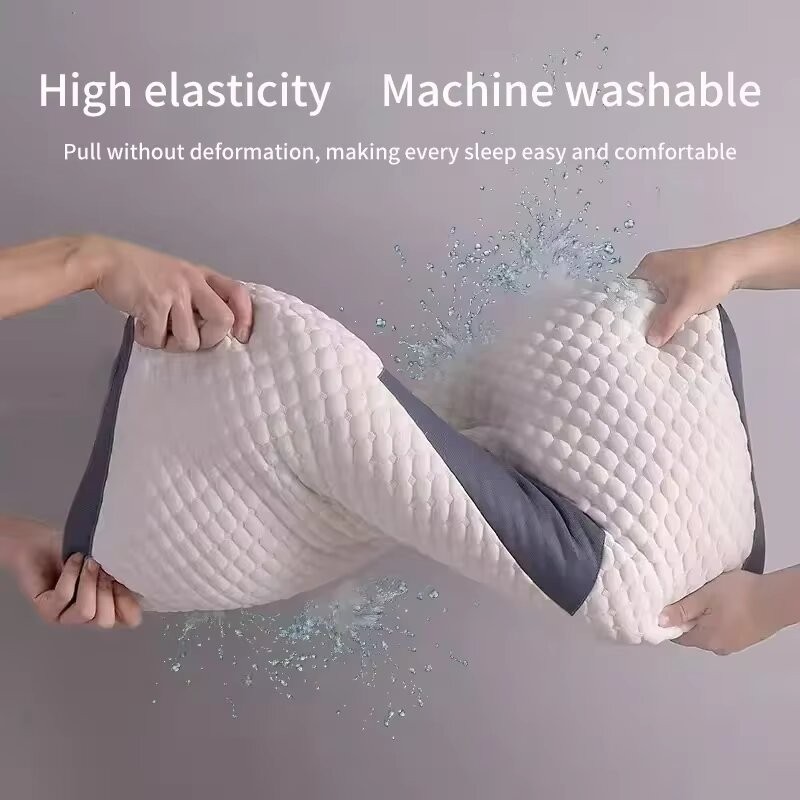 Honeycomb Massage Pillow Cervical Support, Antibacterial, Anti-Mite, Sleep Aid, Home Pillow Core